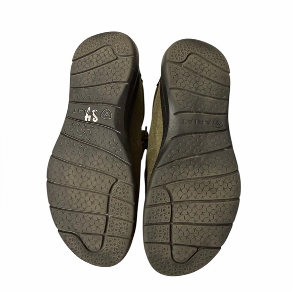 ARIAT Mens Hilo Dusted Olive Green American Flag Casual Shoe Size 7 - Picture 11 of 12